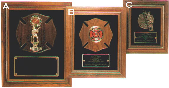 Fireman wall plaque